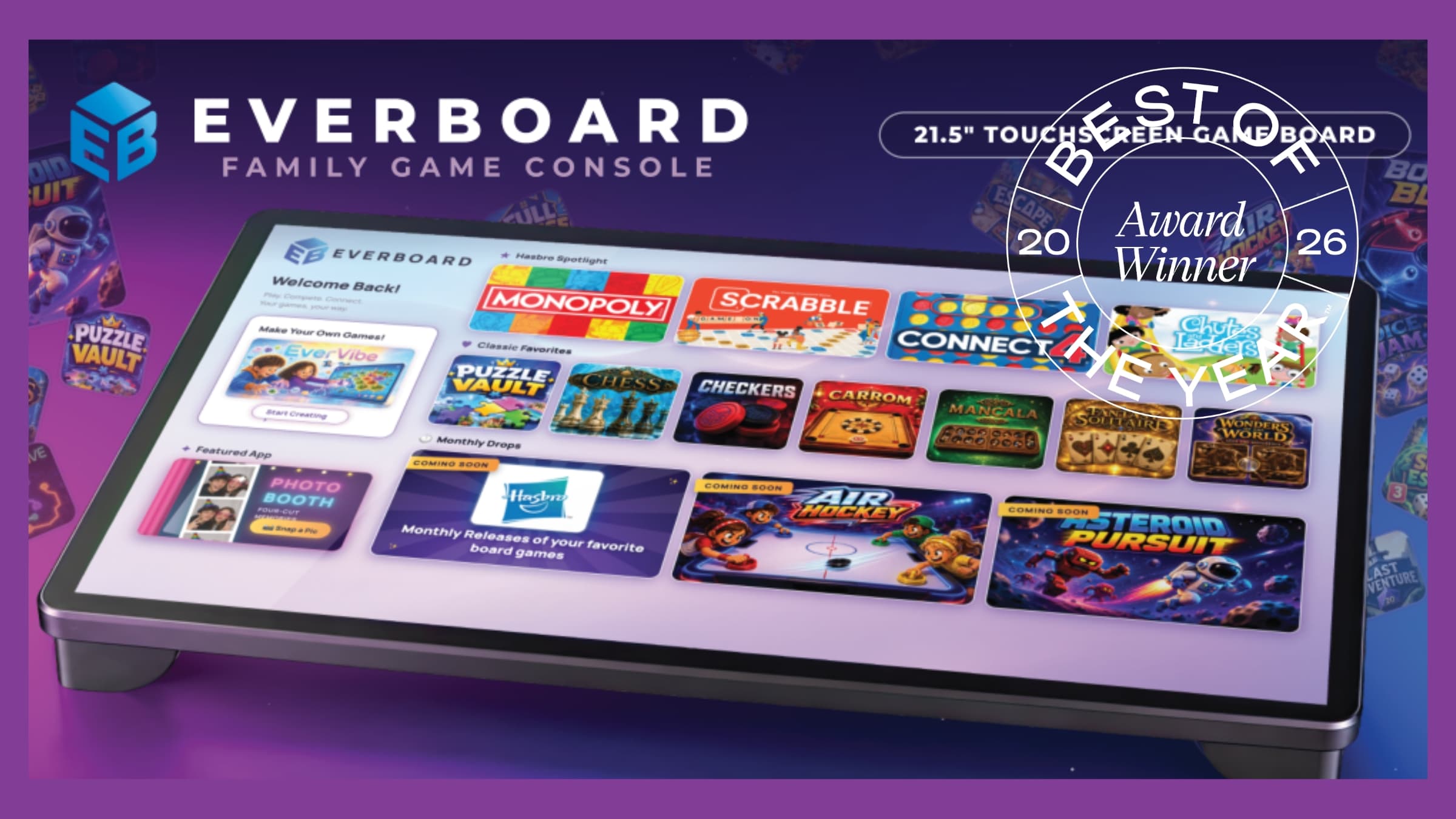 2026 Winner: EverBoard Digital Game Board